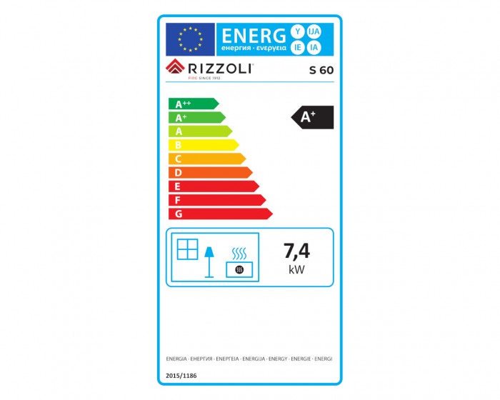 Rizzoli S 60 Energy label - in-domo.si