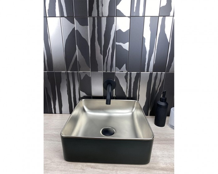 Dune SAVANNAH BLACK&SILVER 36,5X36,5X13 AMB 2 - in-domo.si