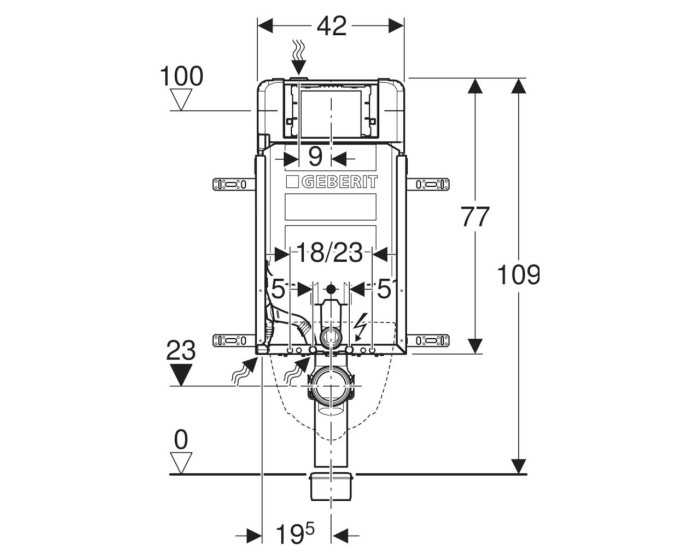 Geberit Kombifix Sigma 8 shema 2 - in.domo.si