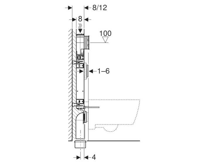 Geberit Kombifix Sigma 8 shema 3 - in.domo.si