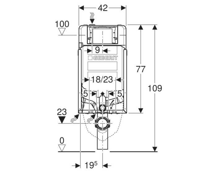 Geberit Kombifix Sigma 8 shema 2 - in-domo.si