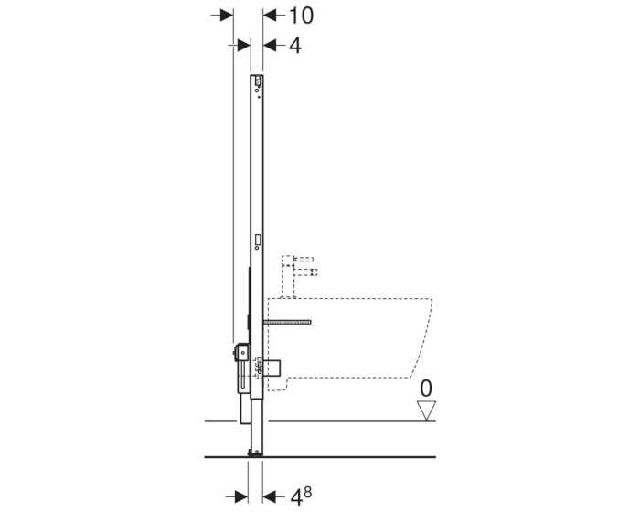 Geberit Duofix za bide shema 3 - in-domo.si