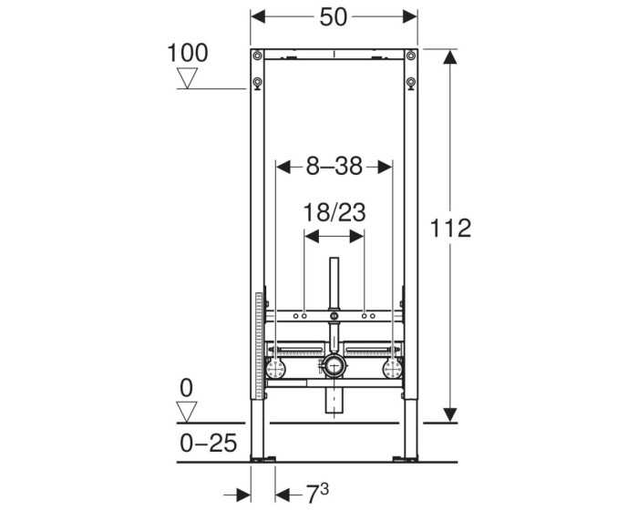 Geberit Duofix za bide shema 2 - in-domo.si